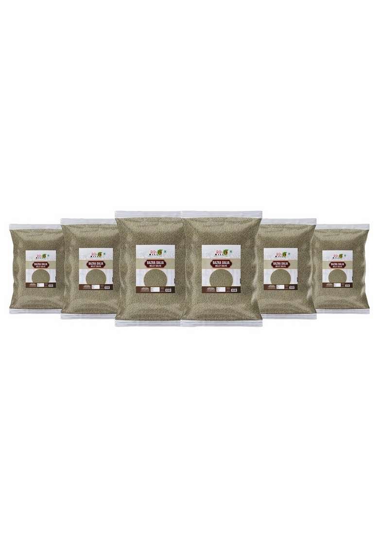 Diwali Sale Bajra Khichdi/Dukn/Pearl Millet Daliya/Rajasthani Babala Khichdi/Gero/Pennisetum Glaucum Porridge-1440G(240G*6Pkt) Great Indian Festival - Indya