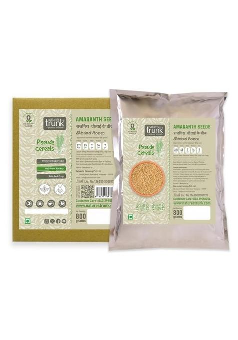 Nature'S Trunk Amaranth Seeds 800Gm | Rajgira Seeds | High Protein & Fiber | Gluten Free Rajgeera Seeds | Whole Rajgira Seeds (Pack Of 1)