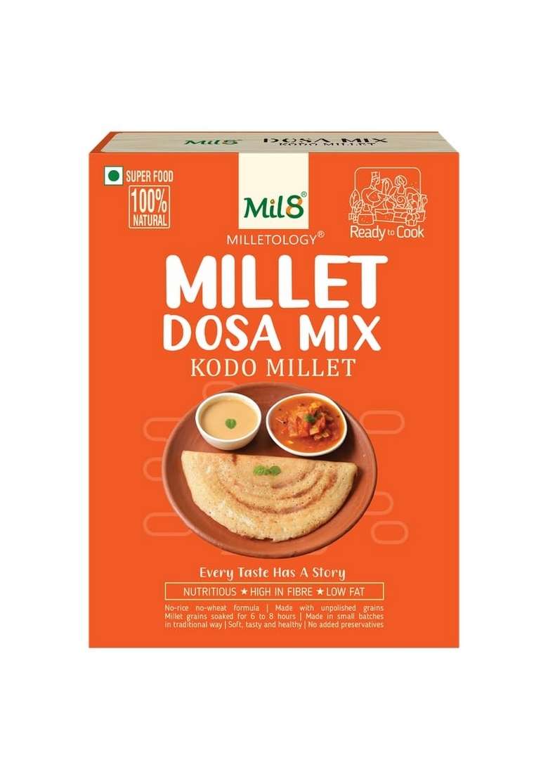 Mil8 Health Mix Powerhouse & Dosamix Kodo & Puttu Powder Sorghum Millet Pack Of 3(Each 300Gm) - Indya