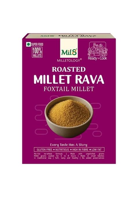 Mil8 Health Mix Powerhouse & Puttu Powder Sorghum & Rava Foxtail Millet Pack Of 3(Each 300Gm)