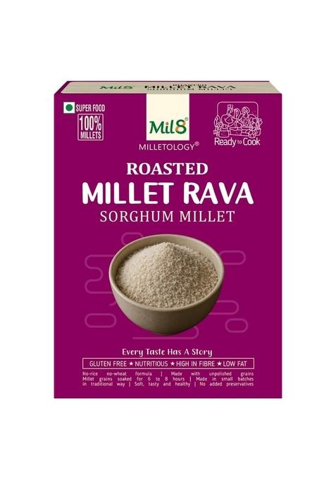 Mil8 Health Mix Powerhouse & Puttu Powder Foxtail & Rava Sorghum Millet Pack Of 3(Each 300Gm)