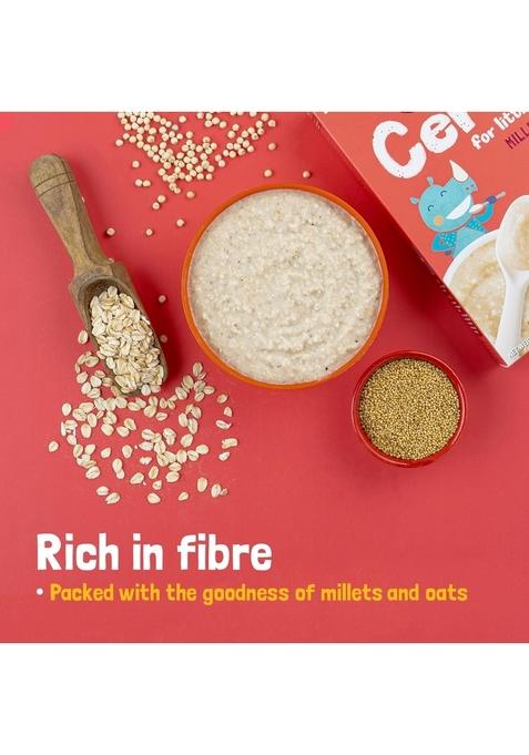 Slurrp Farm Porridge, Millet And Oats Powder | Instant Healthy Wholesome Food, No Sugar No Salt, 250 G & Slurrp Farm Natural Jaggery Powder, 300 G