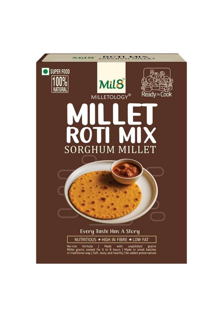 Mil8 Health Mix Powerhouse & Flour Sorghum & Rotimix Sorghum Millet Pack Of 3(Each 300Gm) - Indya