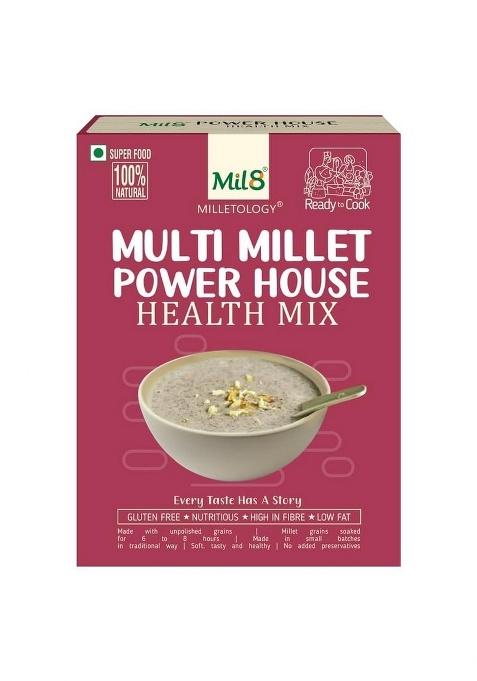 Mil8 Health Mix Powerhouse & Dosamix Sorghum & Puttu Powder Finger Millet Pack Of 3(Each 300Gm)