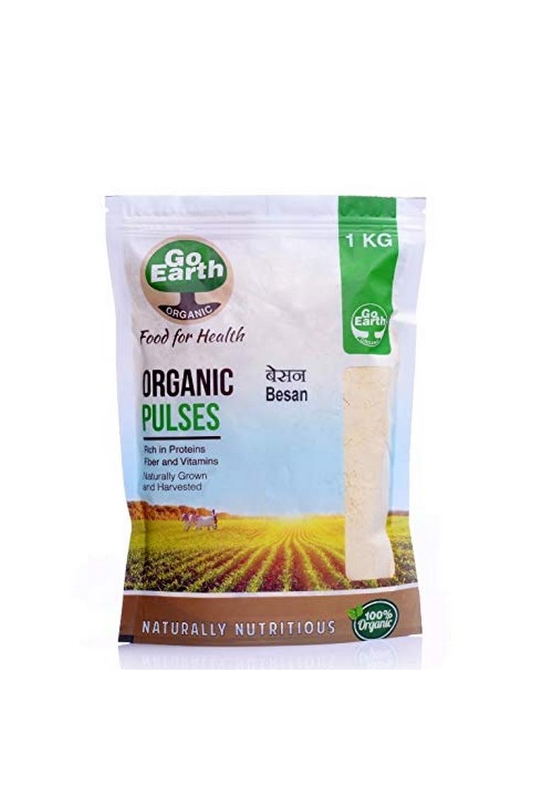 Go Earth Organic Besan/Gram Flour 1 Kg