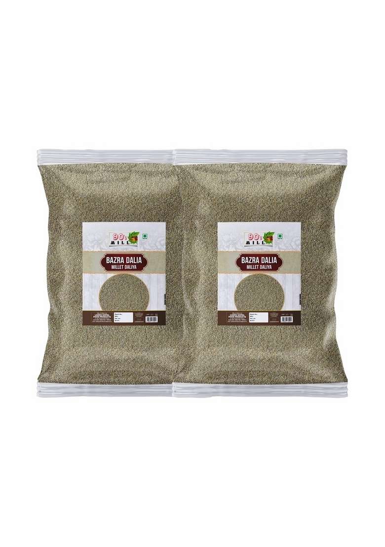 Diwali Sale Barmer Bajra Khichdi Daliya/Pearl/Maiwa Broken Cracked Millet|Cumbu/Bajeer Porridge-480G(240G*2Pkt) Great Indian Festival - Indya