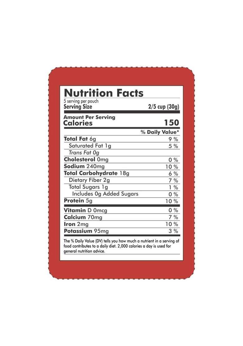 Jabsons Roasted Chana Tandoori Pack of 6 (140g Each) | Skinless Chickpeas Masala Namkeen High Protein Gluten-Free Indian Snack Ready to Eat Healthy Bhuna - Indya