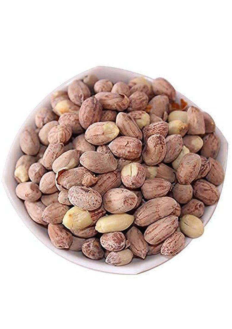 Nutri Petals Roasted Salted Peanuts | Namkeen Moongfali Bharuch Gujrat Namkin Mungfali Dana (with Skin) (1 kg)