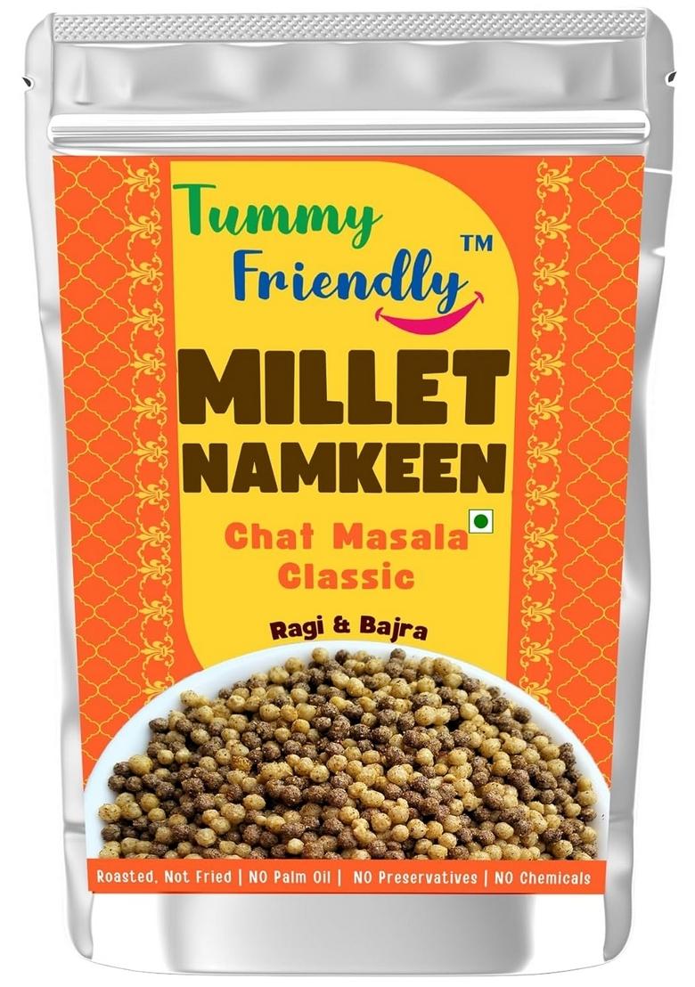TUMMY FRIENDLY Millet Namkeen Mixture for Kids &Adults. Healthy Snacks Items Kids, Adults, Pregnant Women, Diabetics. Gift. No Chemicals, Preservatives