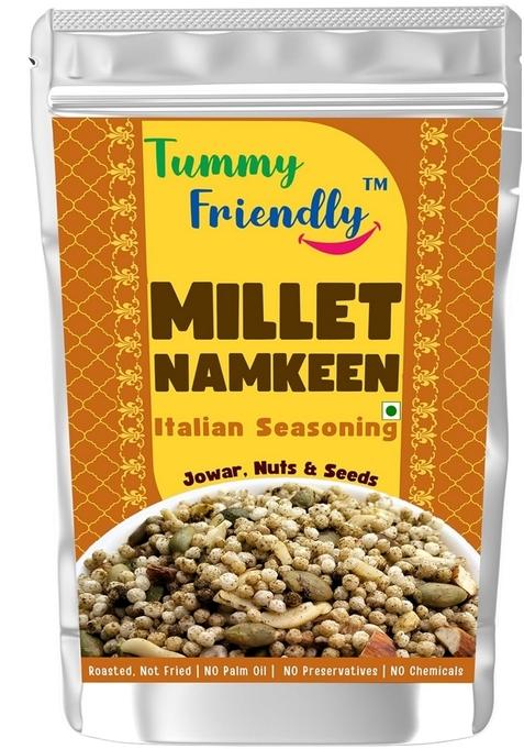 TUMMY FRIENDLY Millet Namkeen Mixture for Kids &Adults. Healthy Snacks Items Kids, Adults, Pregnant Women, Diabetics. Gift. No Chemicals, Preservatives