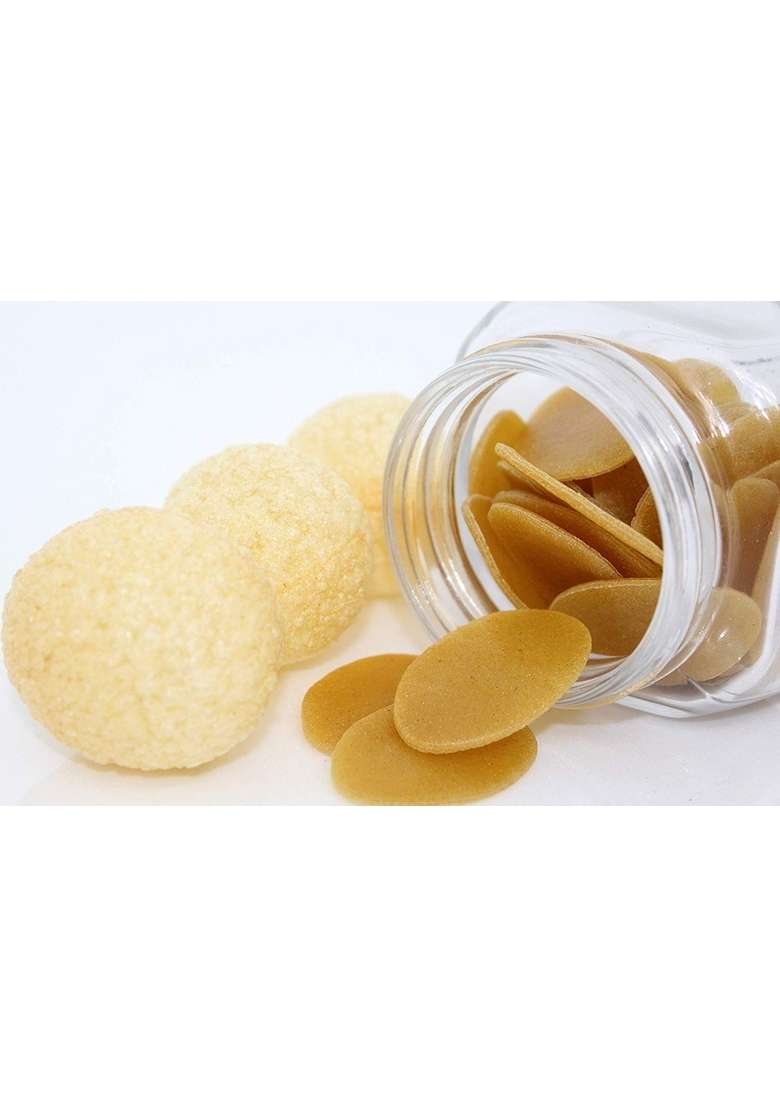 ORGANIC PURIFY READY-TO-FRY DRY PANI PURI PAPADS (GOL GAPPAS) 400GM Fry Atta Golgappa | Panipuri Papad Fryums (Puchka/Gupchup) Patase Microwave Air Instant Fresh Whole Wheat Golgappe - Indya