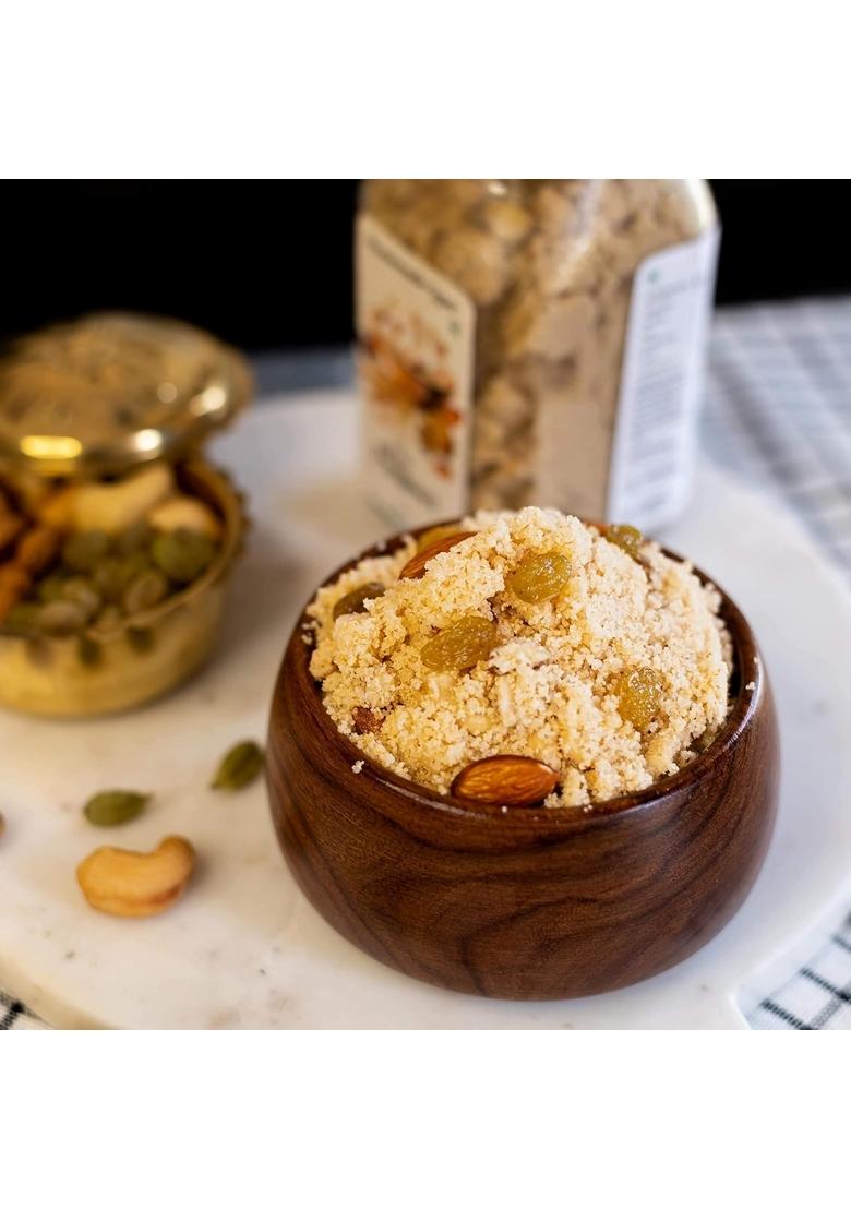 Homemade Love Dry Fruit Panjeeri (250g)| Made with Whole Wheat Flour, Ghee, Edible gum and Fruits | Immunity Booster