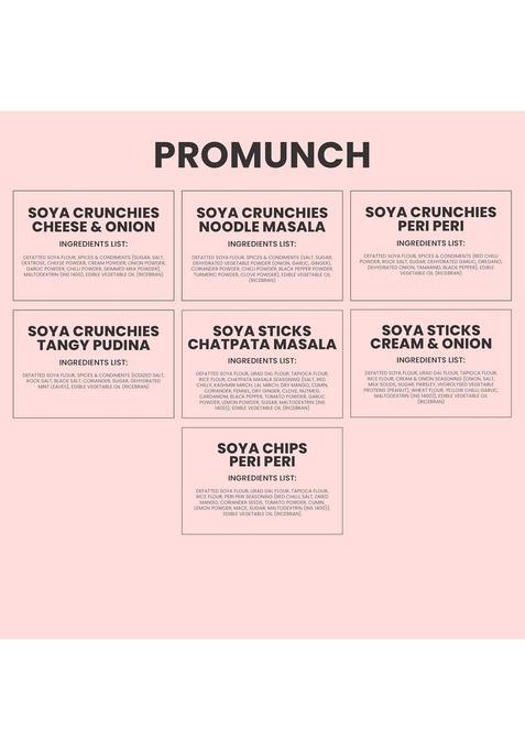 PROMUNCH Ultimate Munch Protein Snack Combo 7 Flavor-(30g Each) | Gluten-Free High-Protein Box for Healthy, On-the-Go Snacking