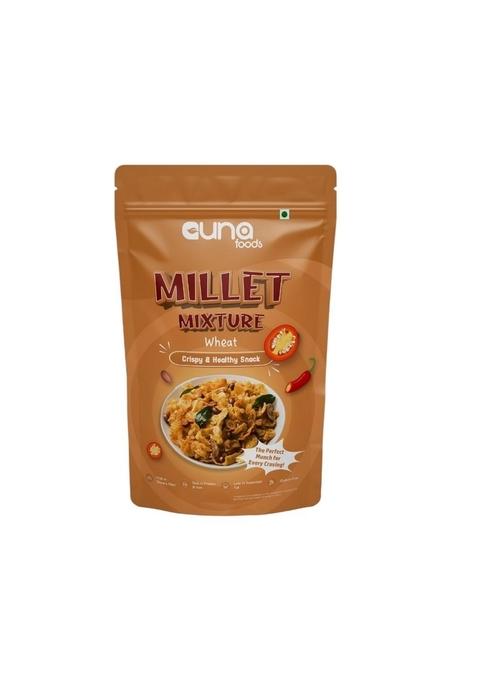 Guna foods Millet & Wheat Chivda (450gm Pack of 3) Healthy Crunchy Snack | High Fiber, Protein Rich Gluten Free Vegan Diabetic Friendly