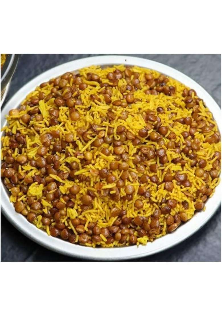 KISHAN TRADITIONAL Dalmoth Namkeen | Crispy Indian Snack Spicy & Crunchy Tea Time Snacks Made with All Natural Ingredients Healthy Mixture (1 Kg, Masoor Dal/Sev) - Indya