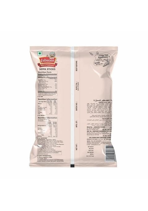 Jabsons SOYA Sticks Tangy Tomato 180g (Pack of 6) | Spicy & Crunchy Snack Anytime Zero Transfat Cholestrol