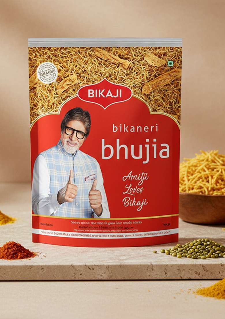 Bikaji Bikaneri Bhujia 400 grm pack of 1 pcs Namkeen bhujiya - Indya