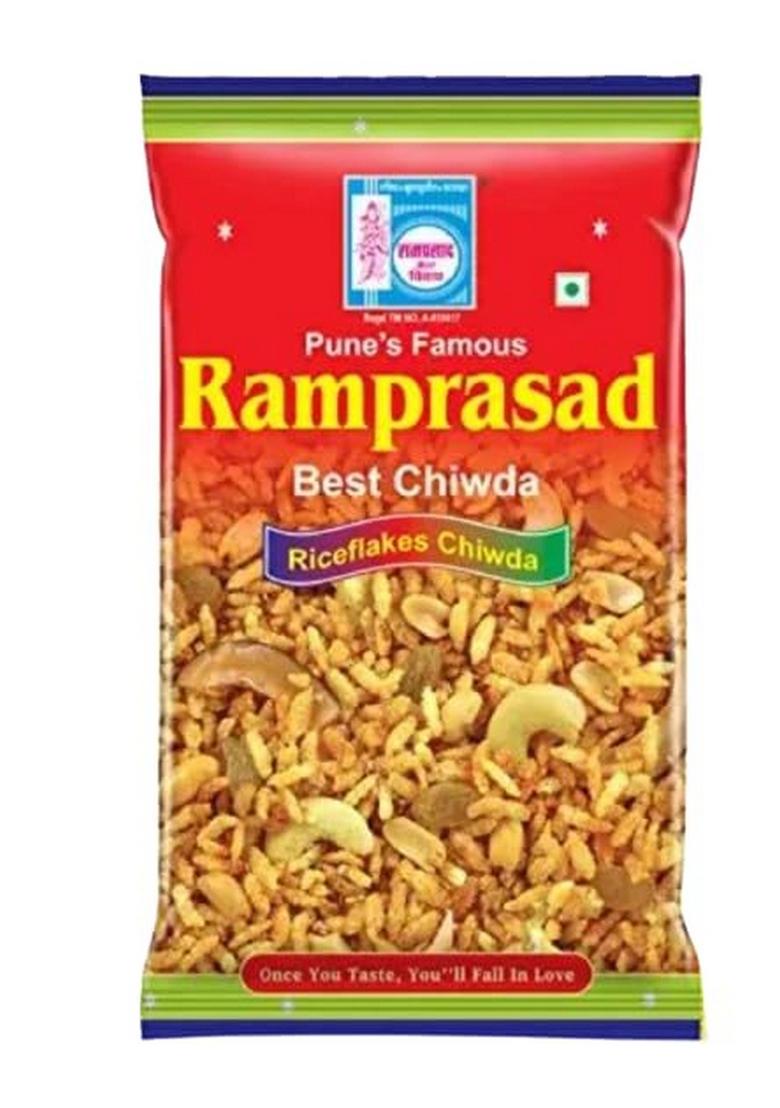RAMPRASAD BEST CHIWADA Chiwda- Riceflakes | Fresh & Delicious chiwda quick snacking |Namkeen (50gm, Pack of 10)