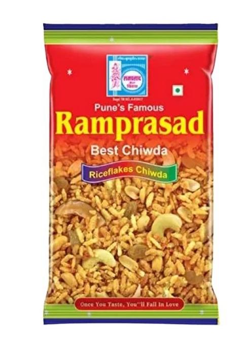 RAMPRASAD BEST CHIWADA Chiwda- Riceflakes | Fresh & Delicious chiwda quick snacking |Namkeen (50gm, Pack of 10)
