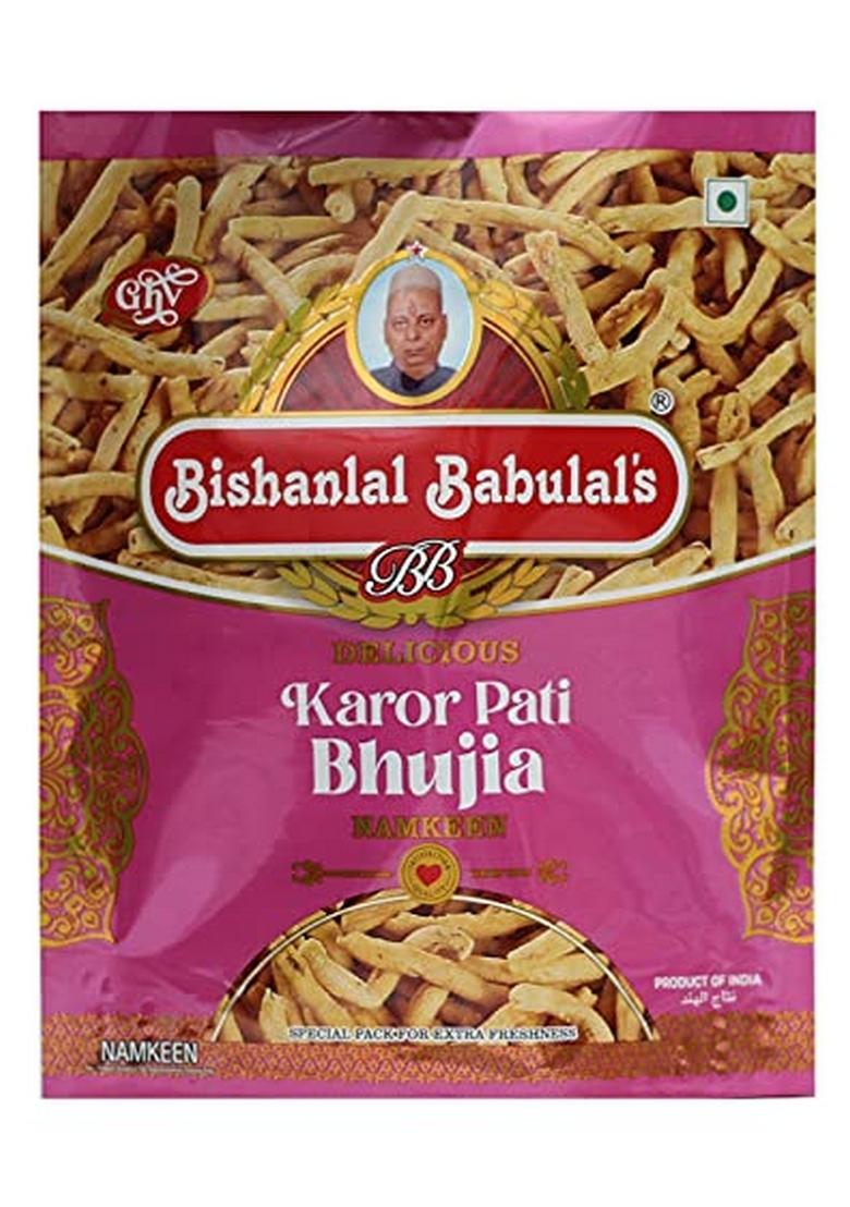 BISHANLAL BABULAL'S Karor Pati Bhujia asli Bikaneri Swad 500 gm (Pack of 2)