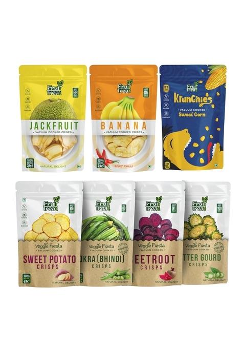 FruitTreat Fruit Treat Special Healthy Vacuum Fried Snack Combo