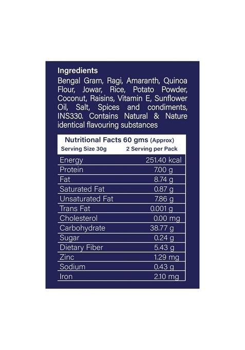 The Healthy Binge Baked Namkeen Mix | Millet Mixture |Crunchy Snacks Chips and for Kids Adults No Palm Oil Pack of 3 60g (Per Pack)