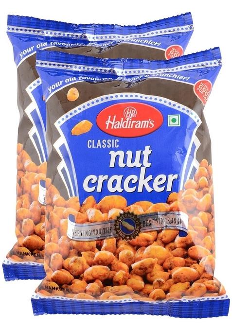‎Haldirams MILL More Combo - Haldiram's Namkeen Nut Cracker, 200g (Pack of 2) Promo Pack