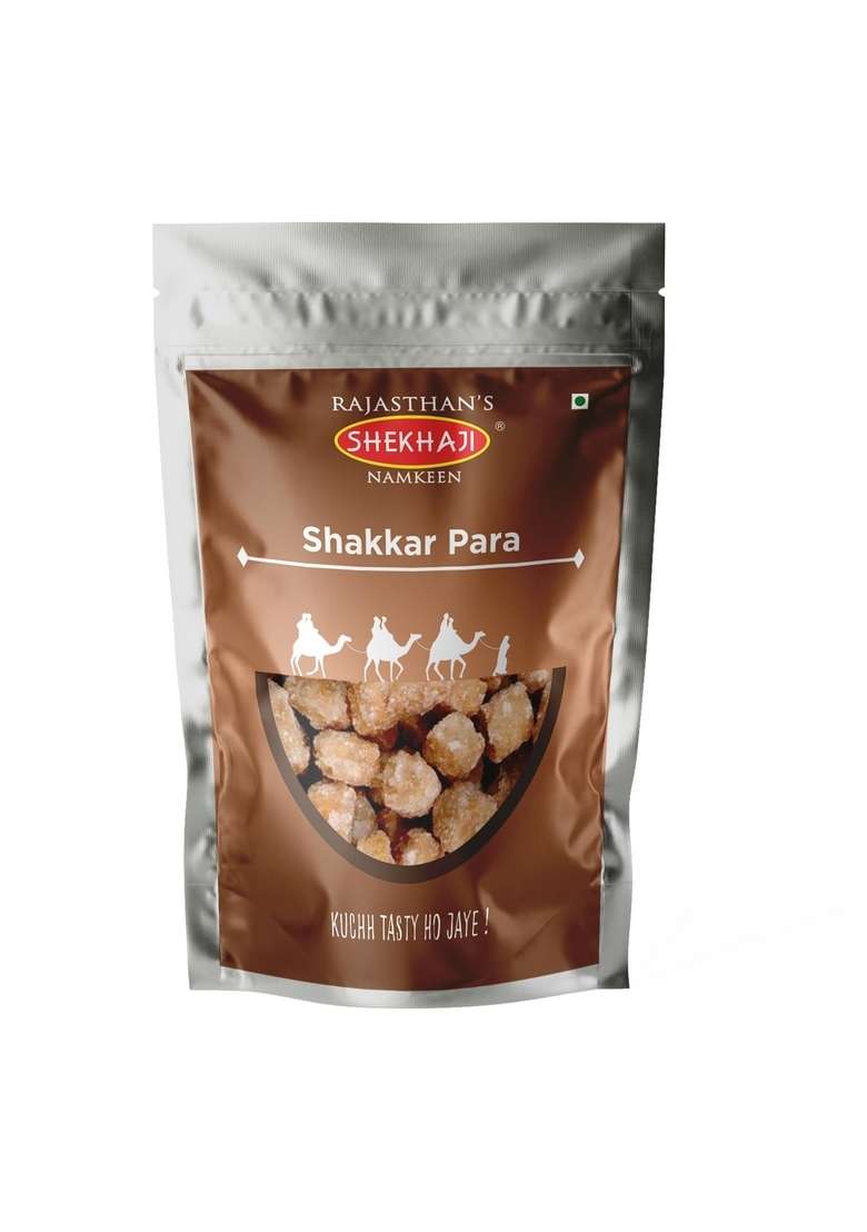 SHEKHAJI Shakkar Para 400gm (Pack Of 2, 200Gm Each) - Perfect for snacking and sharing! - Indya