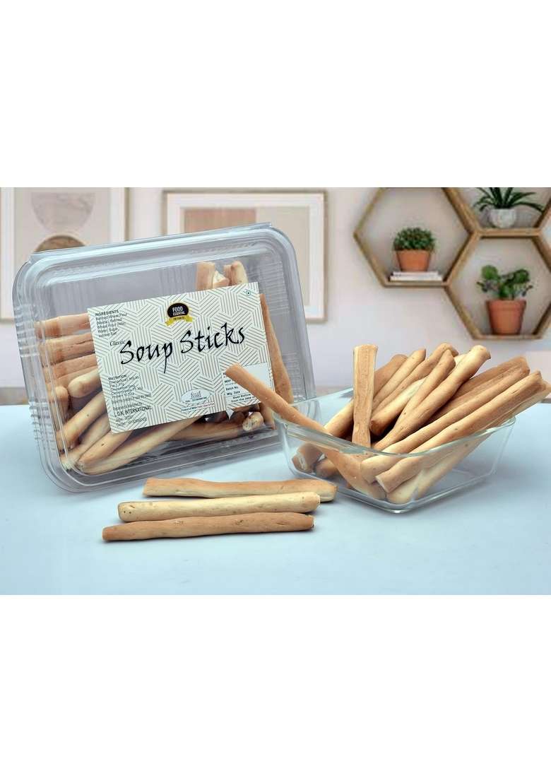 FOOD ESSENTIAL Premium Jeera Ajwain Bread Stick | Tasty & Healthy Perfect Nutritious Snack 400 gm. - Indya