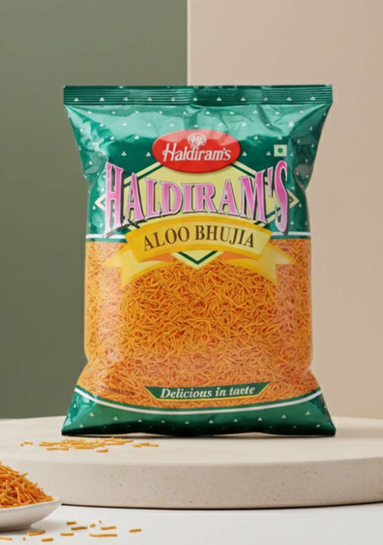 Haldiram Namkeen - Aloo Bhujia, 400g Pouch - Indya