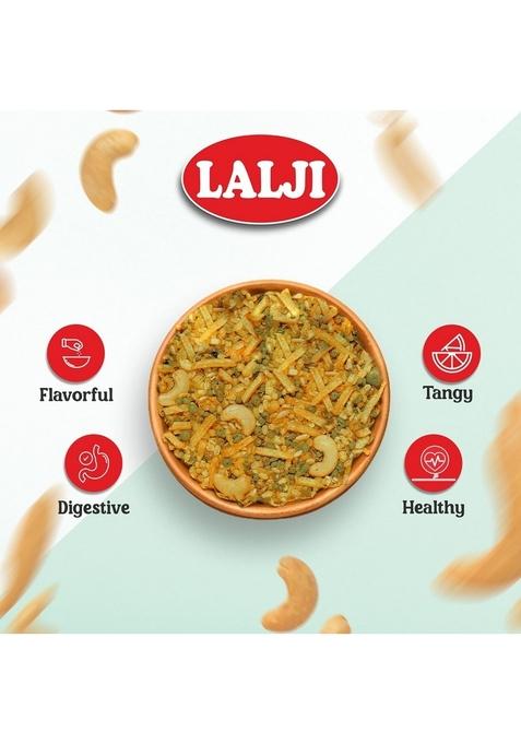 LALJI Foods Kaju Mixture 400Gm | Crunchy Snack Mix with Cashews Rich and Flavorful