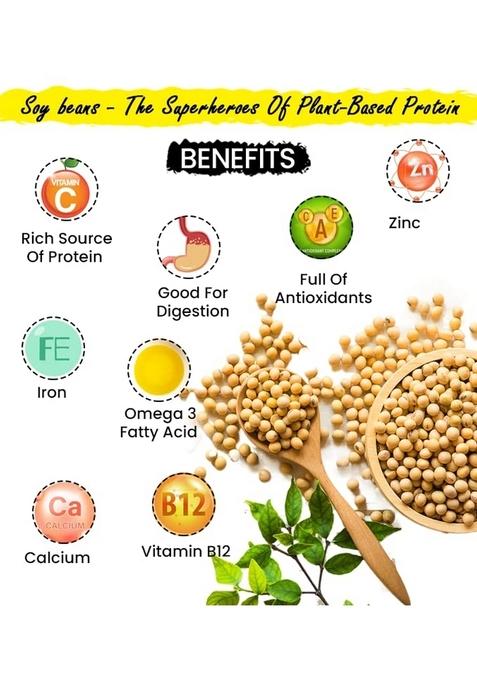 DR. KIRAN's Gluten Free Soyaa Nuts|Combo Pack Of 2(300 Gm) Hing|Pudina Flavour Healthy Soya Nuts|High In Protein|Soya Nuts|Roasted Namkeen