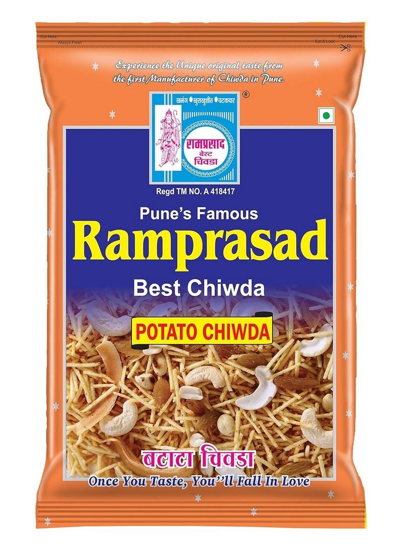 Ramprasad Best Chiwda Chiwda, Pune Potato (500g) Pack of 1