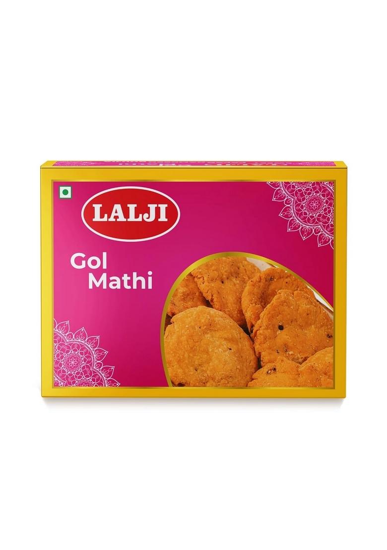 LALJI Foods Gol Mathi 400Gm | Crispy and Savory by Perfect Tea|Time Snack