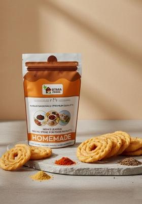 SITARA FOODS Karam Sakinalu Diabetic Sweet Snack Home made 250 Grams