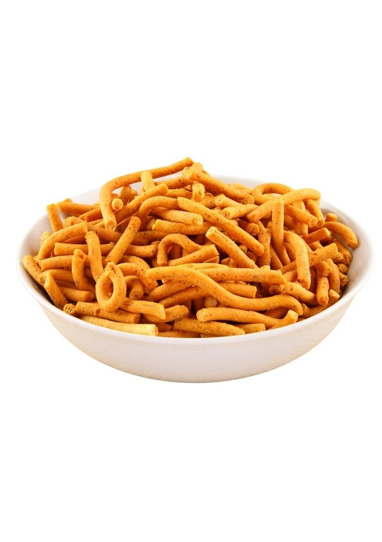 MARWAR GROCERY Premium Jadi Sev | Khokha 400gm Moti Laung Rajasthani Spicy Namkeen Crispy Crunchy Handmade Snack Traditional Indian Farsan
