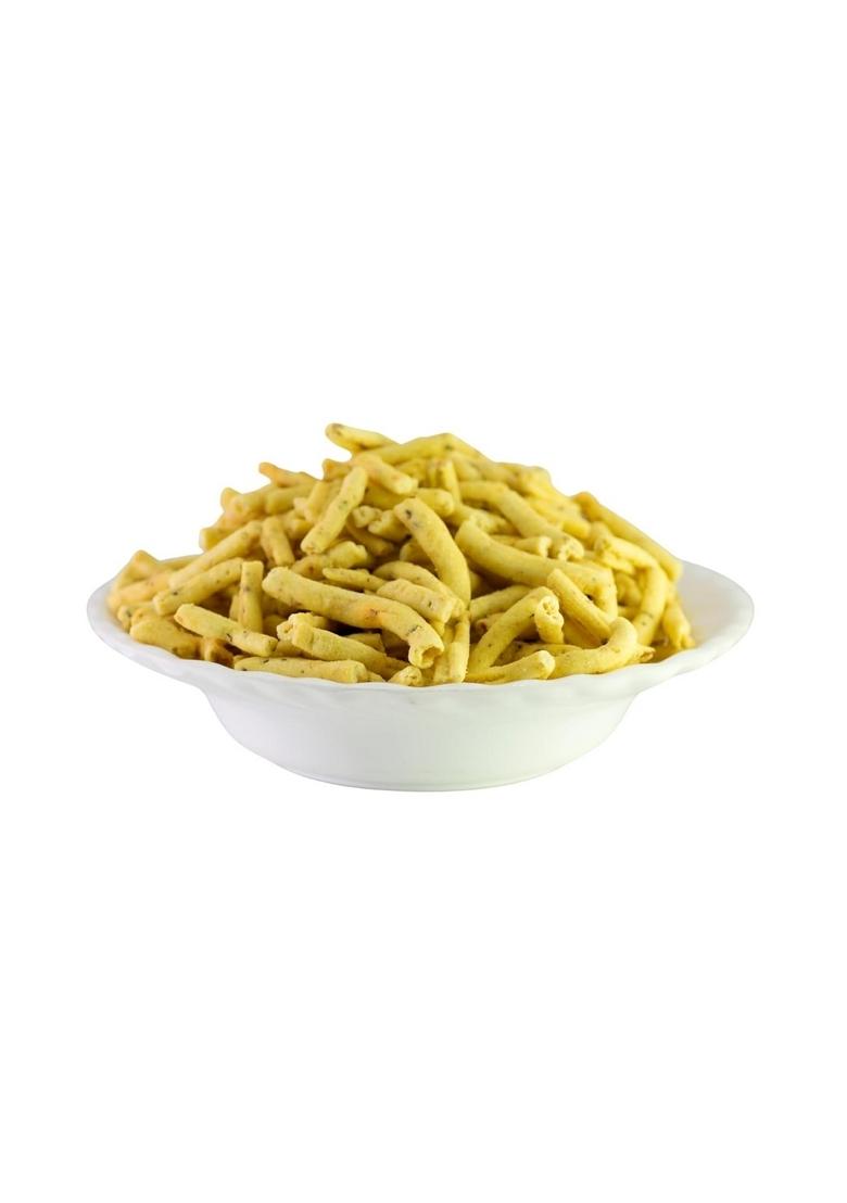 MARWAR GROCERY Premium Jadi Sev | Khokha 400gm Moti Laung Rajasthani Spicy Namkeen Crispy Crunchy Handmade Snack Traditional Indian Farsan