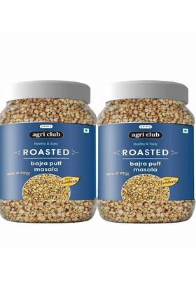 AGRI CLUB Roasted Bajra Puff Masala 280 g, Pack of 2, Each 140 g