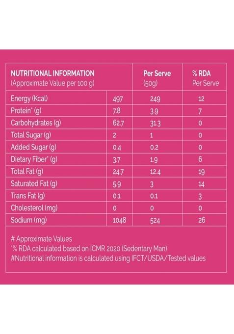 ROOTLY So Cheesy Thattai | South Indian Snack with a twist Crunchy Party & Namkeen Tasty Rice Cracker for Tea Time No Palm Oil or Preservatives Pack of 2 (400 gm)