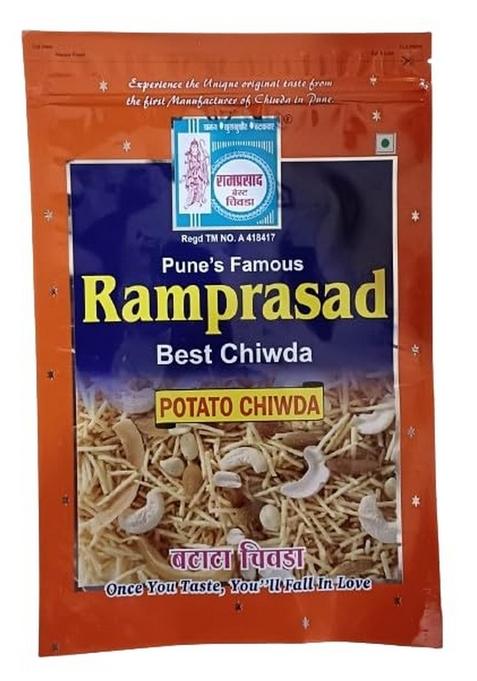 RAMPRASAD BEST CHIWADA Chiwda- Potato | Fresh & Delicious chiwda quick snacking |Namkeen (500gm, Pack of 1)