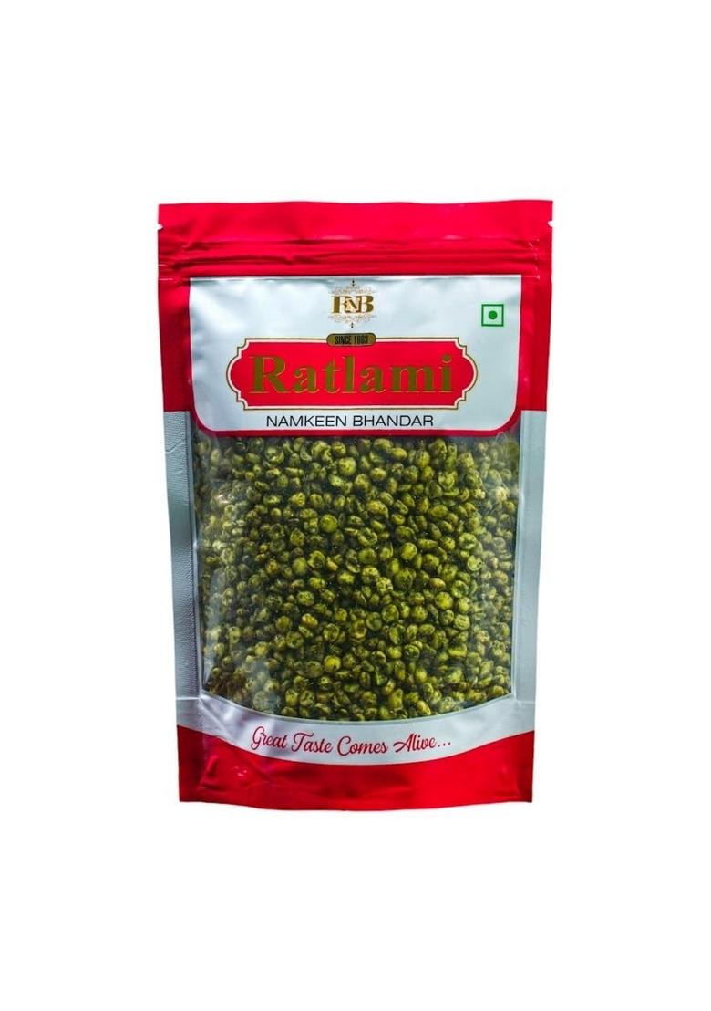 RATLAMI NAMKEEN BHANDAR Pudina Chana Dal, Coated Dal (250 Gram) Made of 100% Ground Nut Oil, Tasty Snacks