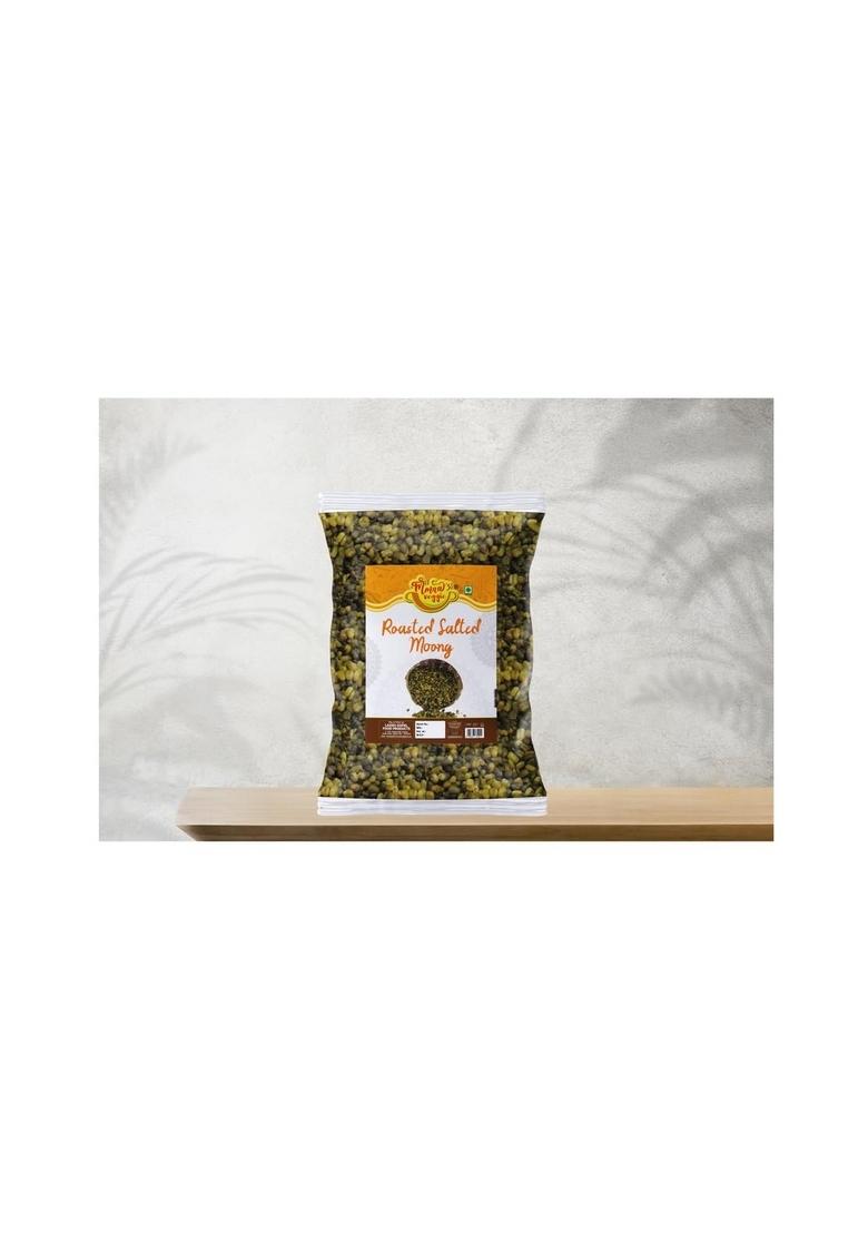 Mmaa's Veggie Suryapur Authentic Roasted Maash Green Moong Namkeen Snack | Sprouted Mung Bean Gram Ready to Eat Party Savoury Healthy Diet Snack-250 * 3Pack