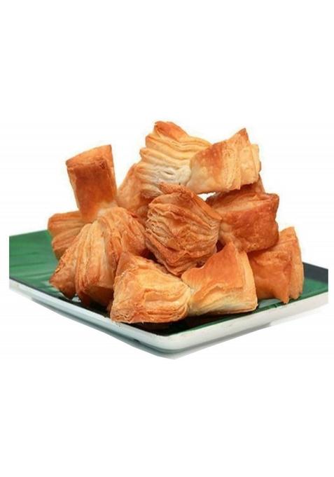 GHOTARAM Party-Sized Twisted Khari Puff/Pretzel Sticks Puff Pastry Snack/Mumbai Style Twists Biscuits/Baked Namkeen Snack/Twisted Flaky&Crispy Teatime Snack-150gm