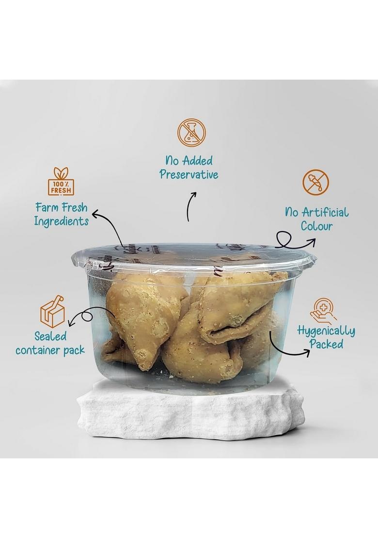 KALIGODAM | Mini Samosa (Pack of 2) 200g Evening Snacks All-time Favourite Indian Snacks/Namkeen Ready to Eat Crispy & Tea-Time