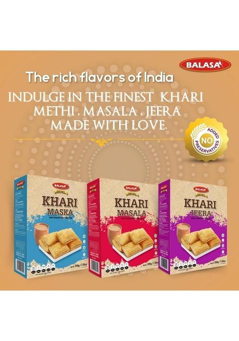 Balasa Khari Puff | for Tea Snack Items Time Crunchy and Tasty Ready to Eat Flavour
