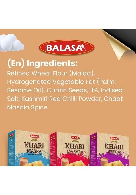 Balasa Khari Puff | for Tea Snack Items Time Crunchy and Tasty Ready to Eat Flavour