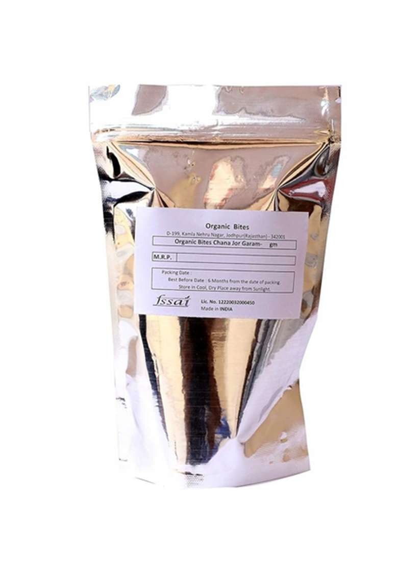 Organic Bites Roasted Chana JOR Garam Namkeen (Oil free, Protein Rice & Gluten Free)-900 gm - Indya