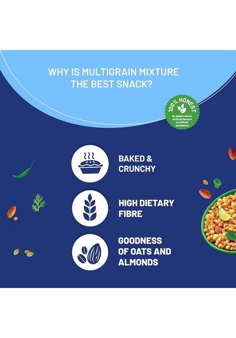 FIT & FLEX Baked Multigrain Lemony Mint, Tangy Tomato Cheesy Cheese Namkeen Mixture, Healthy Snacks With Zero Cholesterol, Tasty Party