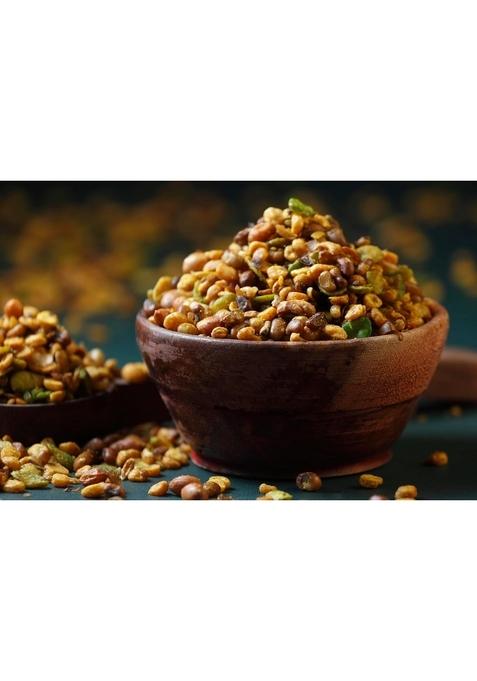 Good morning Puja Tok Jhal Mishti Kolkata Chanachur | Traditional Bengali Mixture Sweet, Spicy & Tangy Snack Namkeen 500g Pack