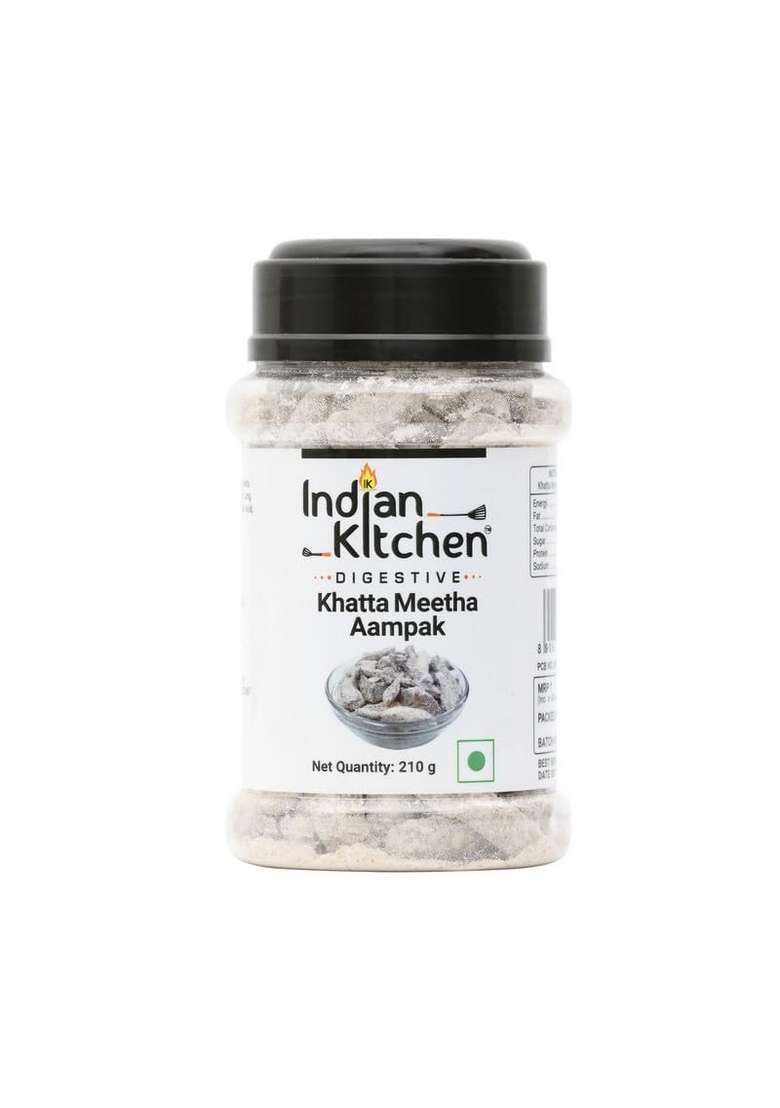 Indian Kitchen Khatta Meetha Aampak 210g (Pack of 2) | Healthy Snack for Kids and Adults - Indya